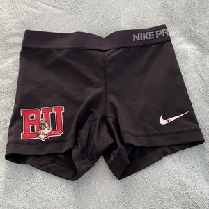 Extra small RARE Boston University Nike Pro shorts!